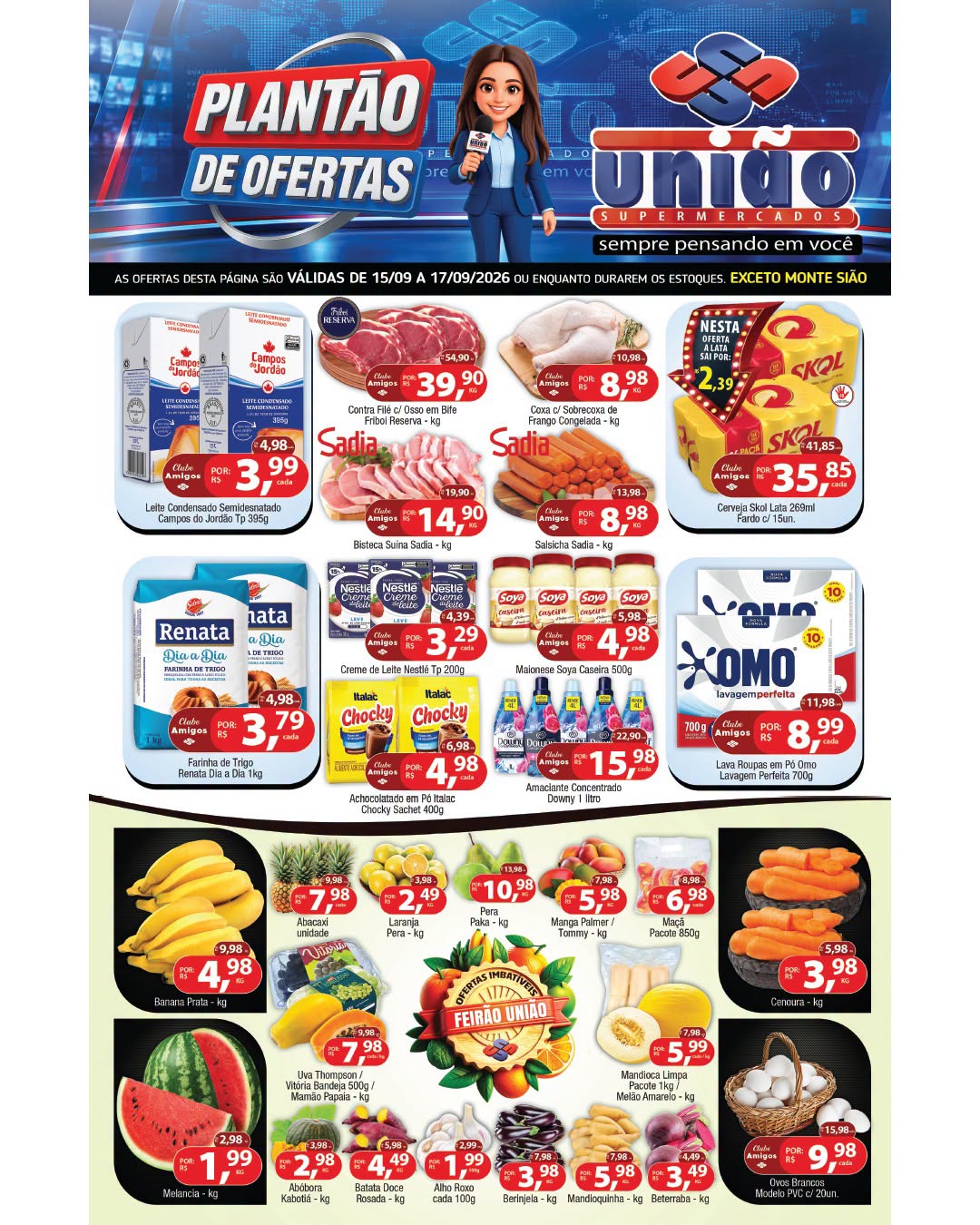 Plantão de Ofertas do União Supermercados está lhe esperando